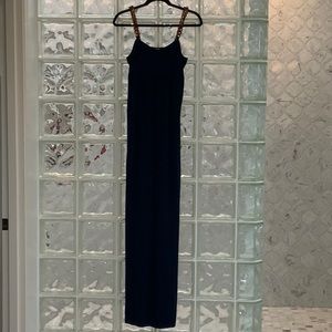 Tory Burch Navy Maxi Dress